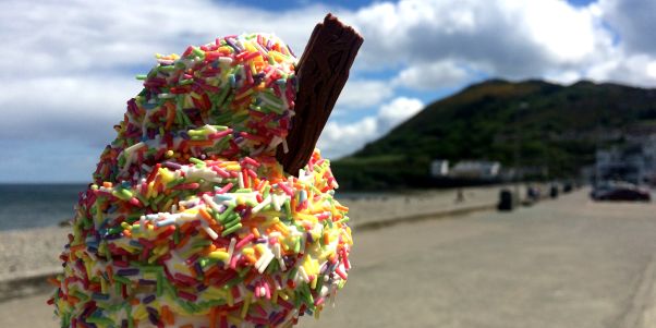 Ice cream in Bray, Ireland