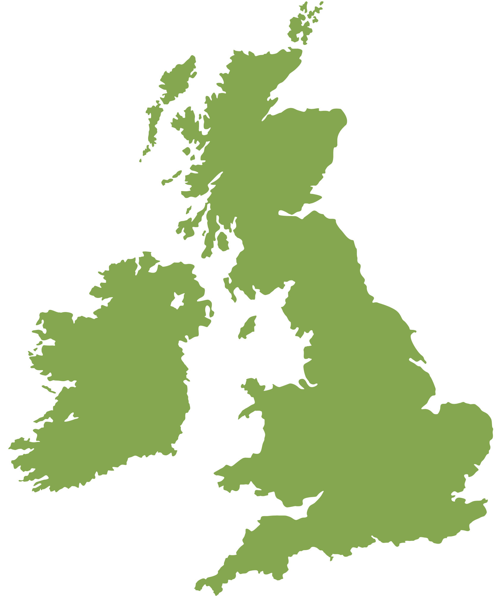 UK and Ireland Map